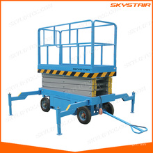 small electric scissor lift/skylift for sale mobile electric power ladder